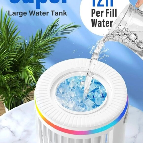 4-in-1 Portable Air Conditioner / Evaporative Cooler – White (NEW) - Picture 5 of 5